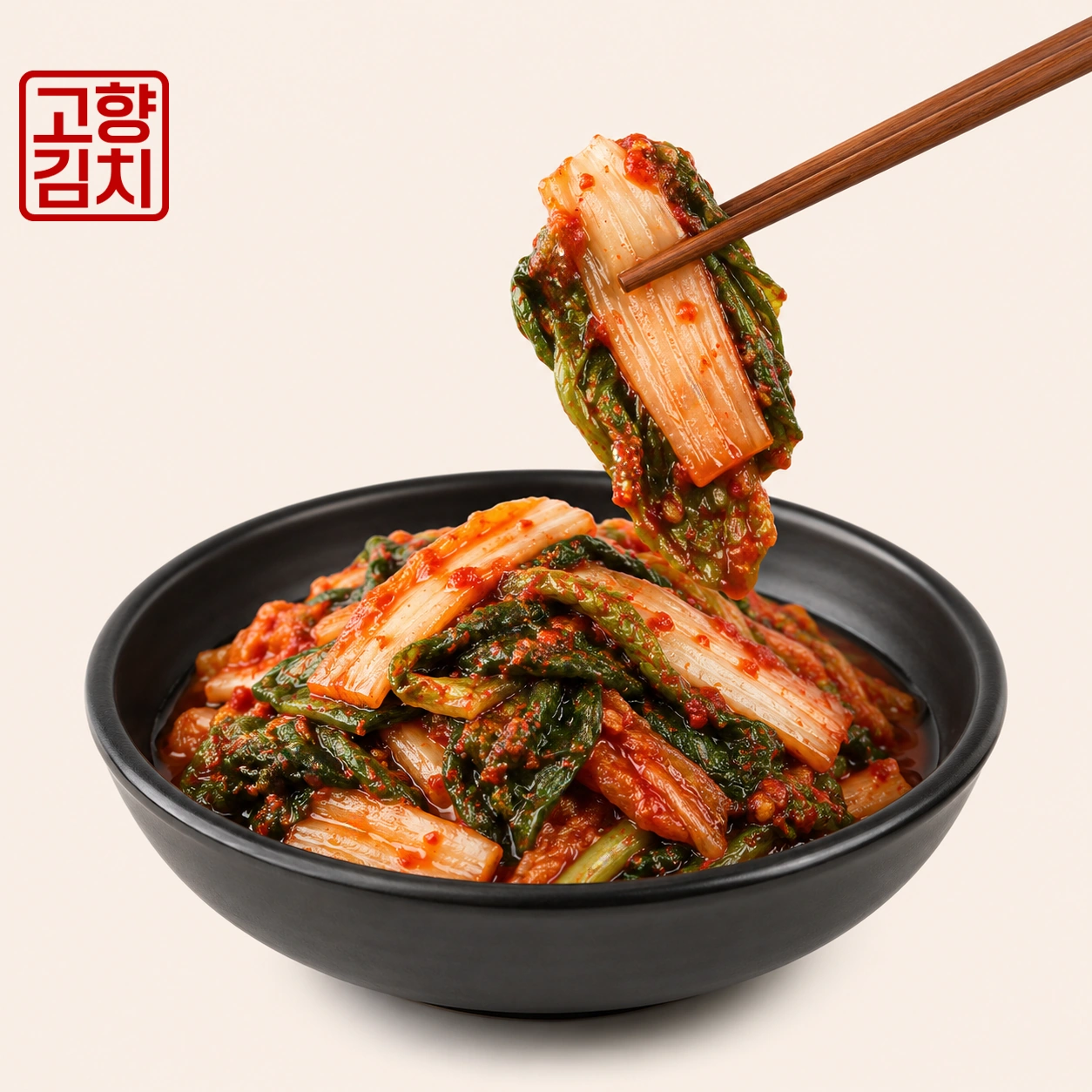 Young napa cabbage kimchi